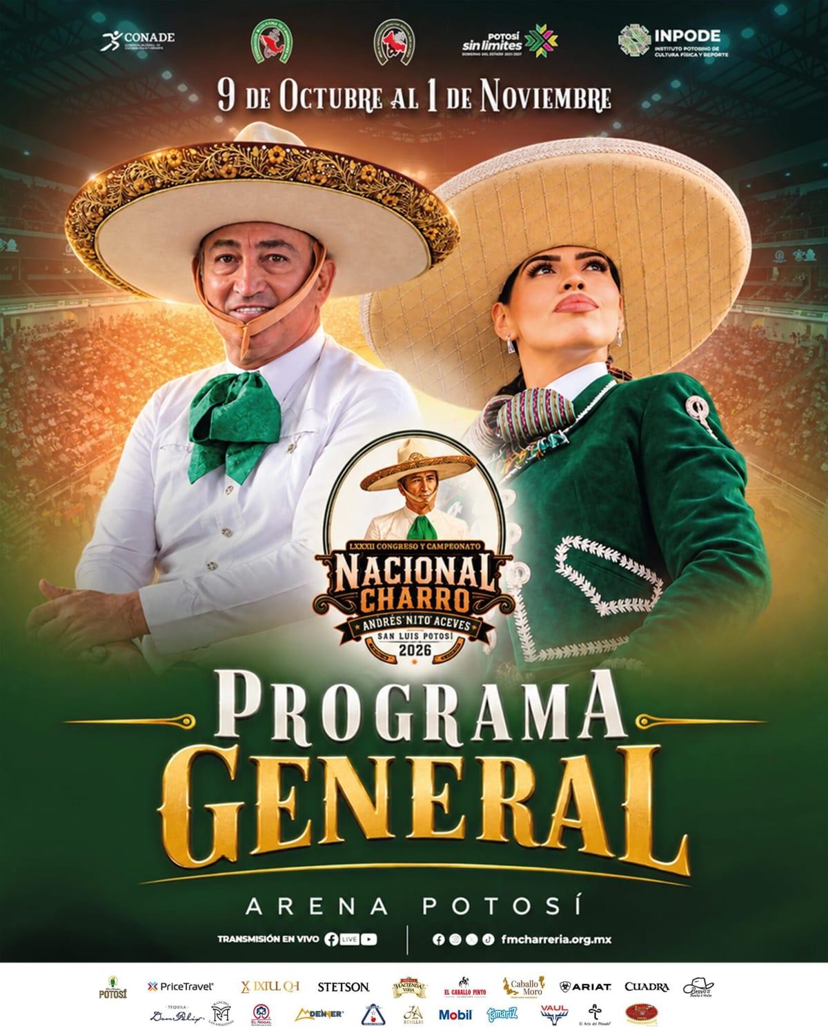 LXXXII National Charro Congress and Championship 2026 – Arena Potosí